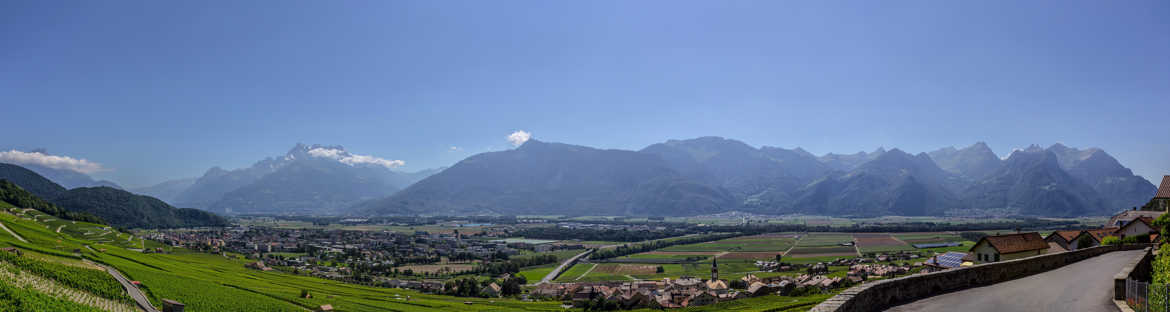 Panorama de la vallée du Rhône!