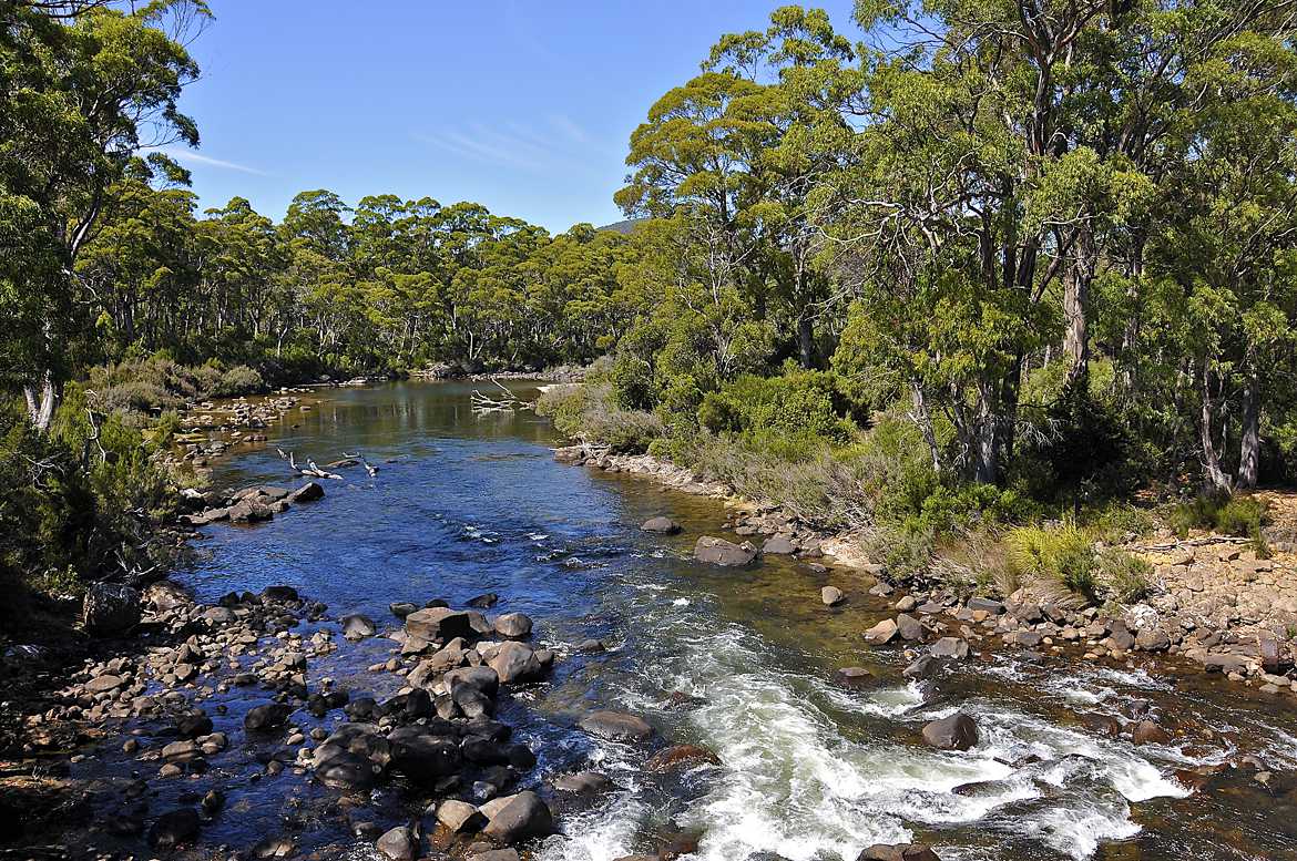 cours d'eau en Tasmanie