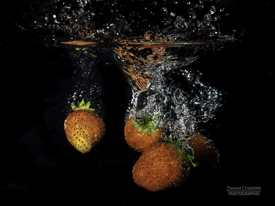 Fruit dans l eau