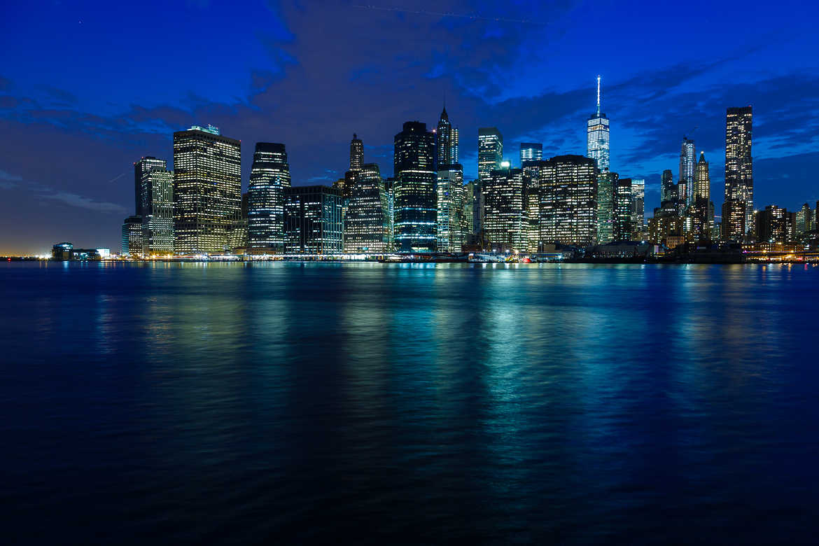 Manhattan à l'heure bleue