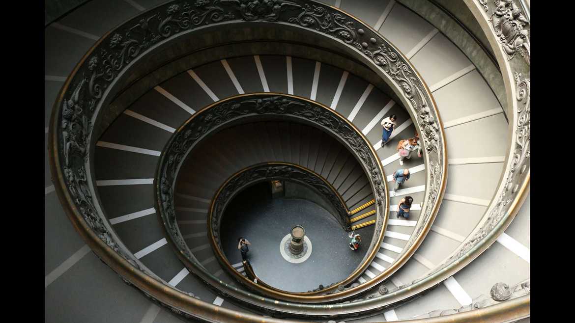 Escalier elliptique du Vatican