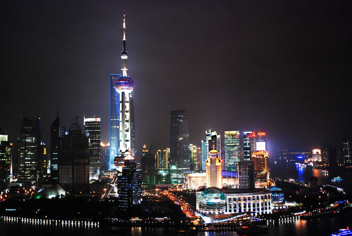 nuit à Shanghai
