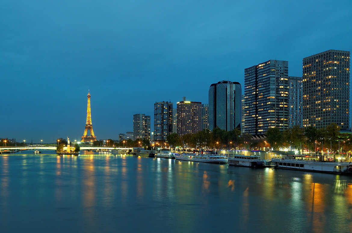 heure bleue sur Paris