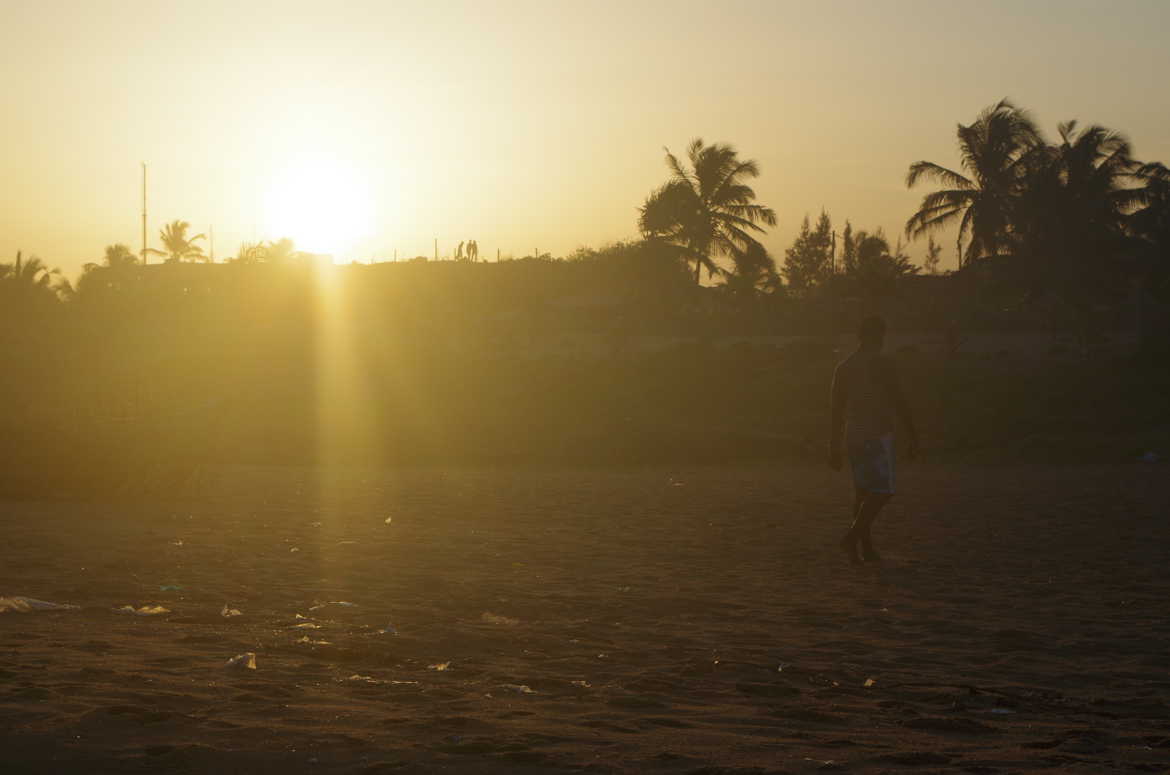 Coucher de soleil sur Ouidah