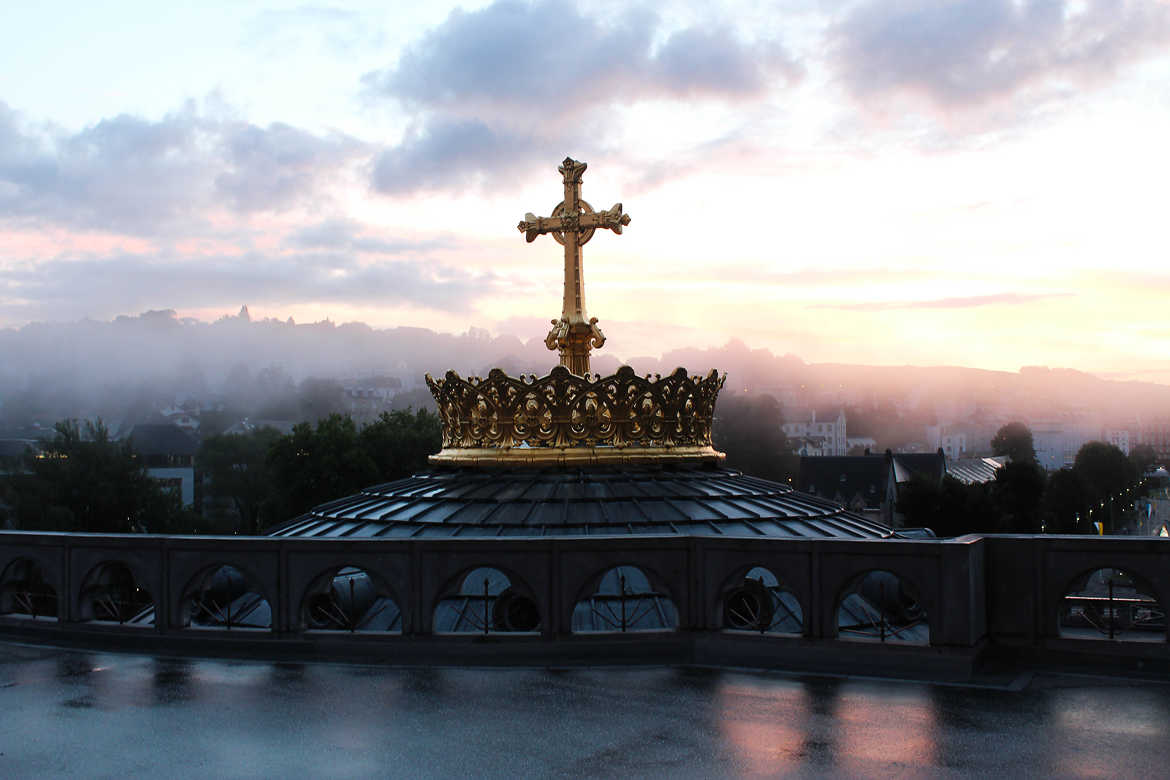 Sur le toit de Lourdes