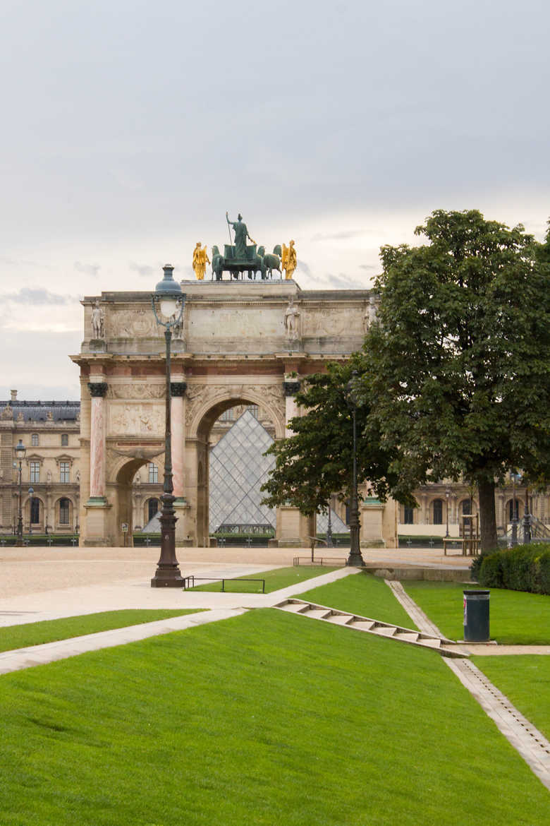 Le jardin du palais du Louvre