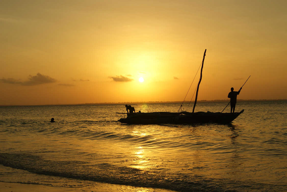 Crépuscule à Zanzibar