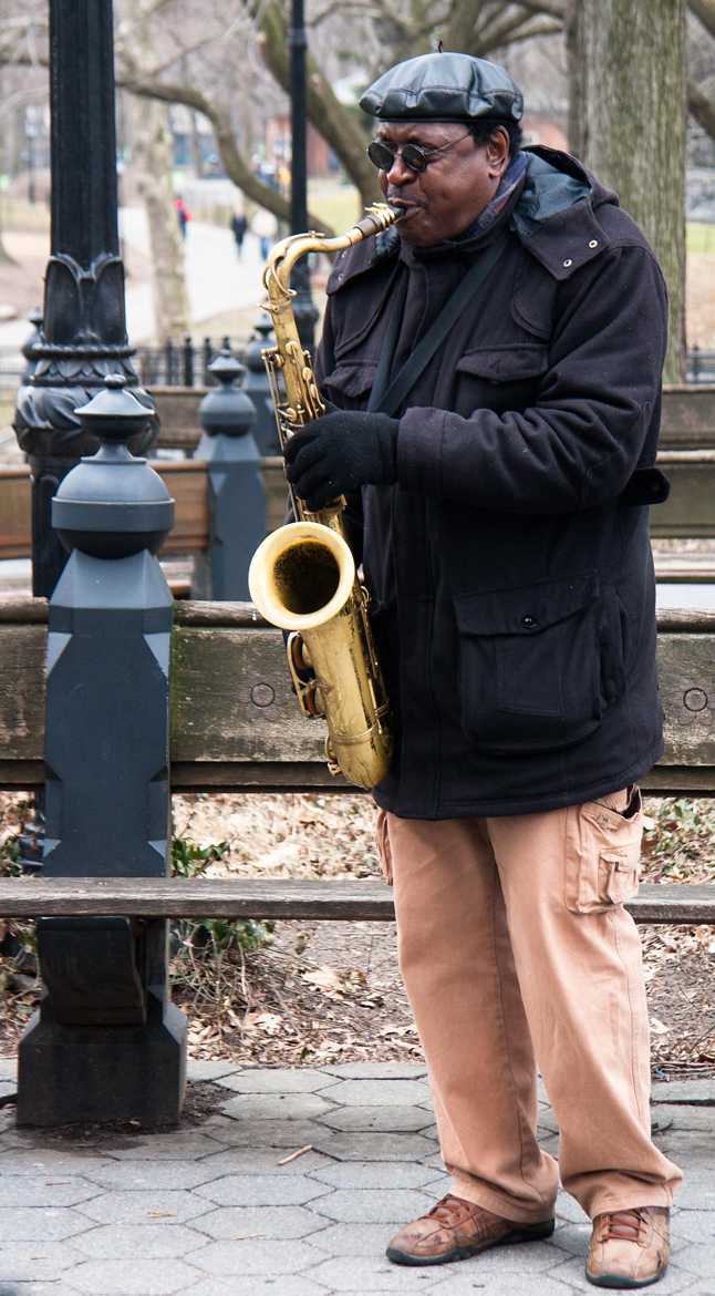 saxophoniste à central park