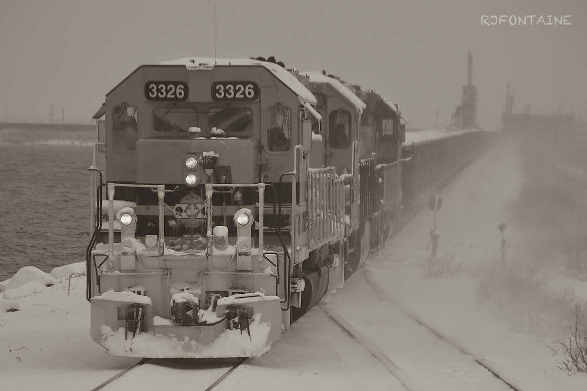train de minerai Nord du Québec