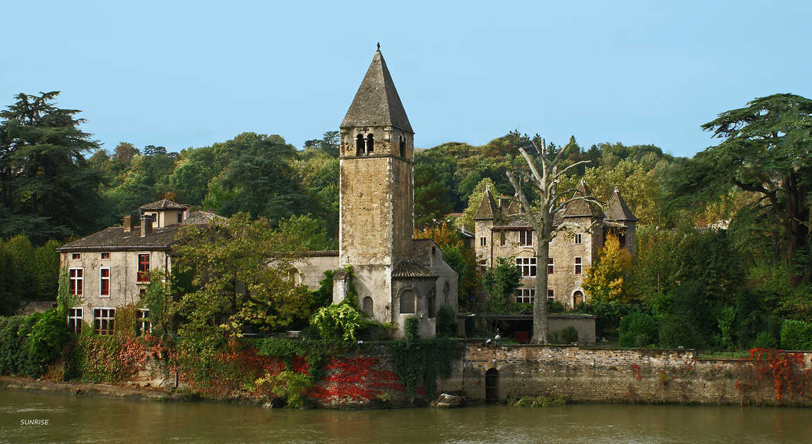 Promenade au bord de Saône