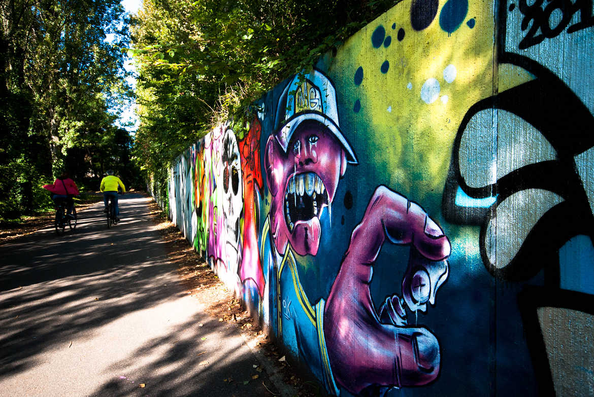 street Art en bord de Marne