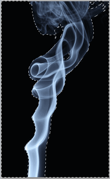 photographie de fumée sur fond noir