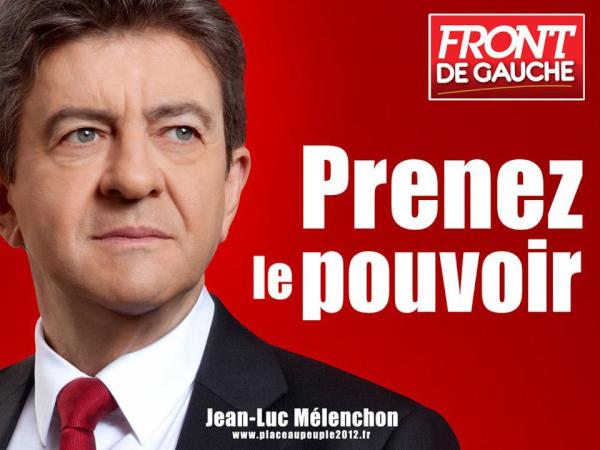 Melanchon - affiche officielle de la campagne presidentielle 2012