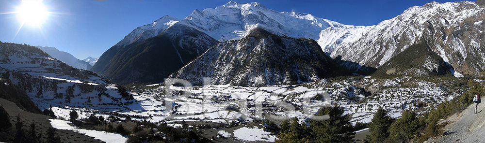 Nepal - Panorama de l'Annapurna