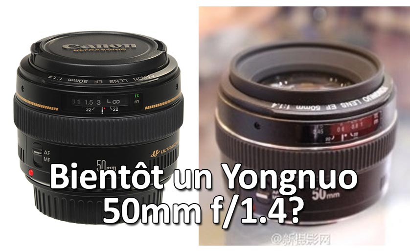 Un nouveau Yongnuo 50mm f/1.4?