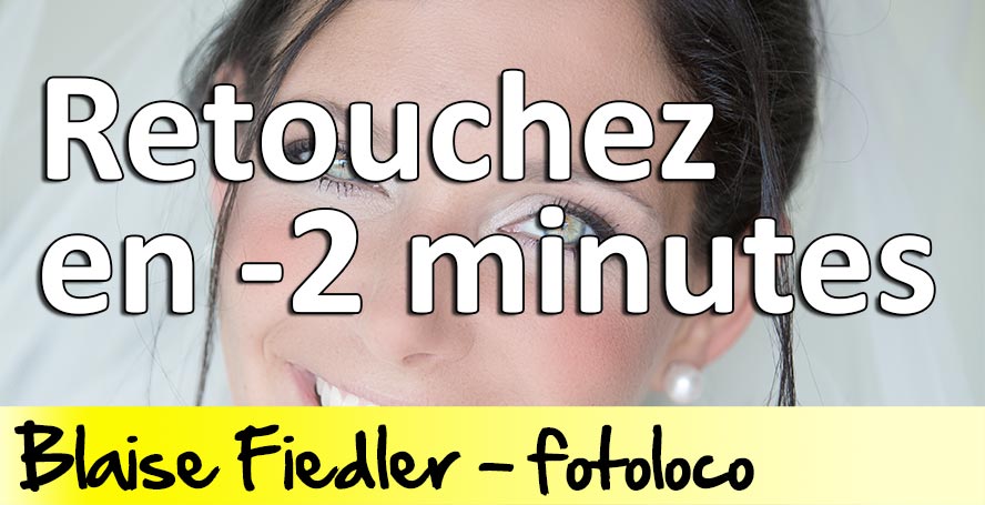 Retoucher un portrait sous photoshop en moins de 2 minutes