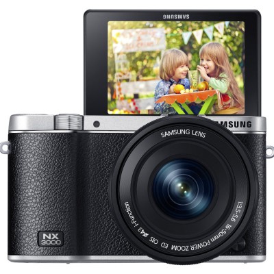 Appareil photo hybride Samsung NX3000 + Objectif 16-50 + Flash SEF-8A