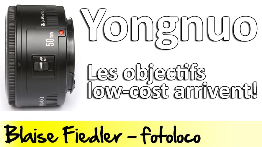 Yongnuo Objectifs Low Cost Canon 50mm f/1.8 et teleconvertisseur 2x