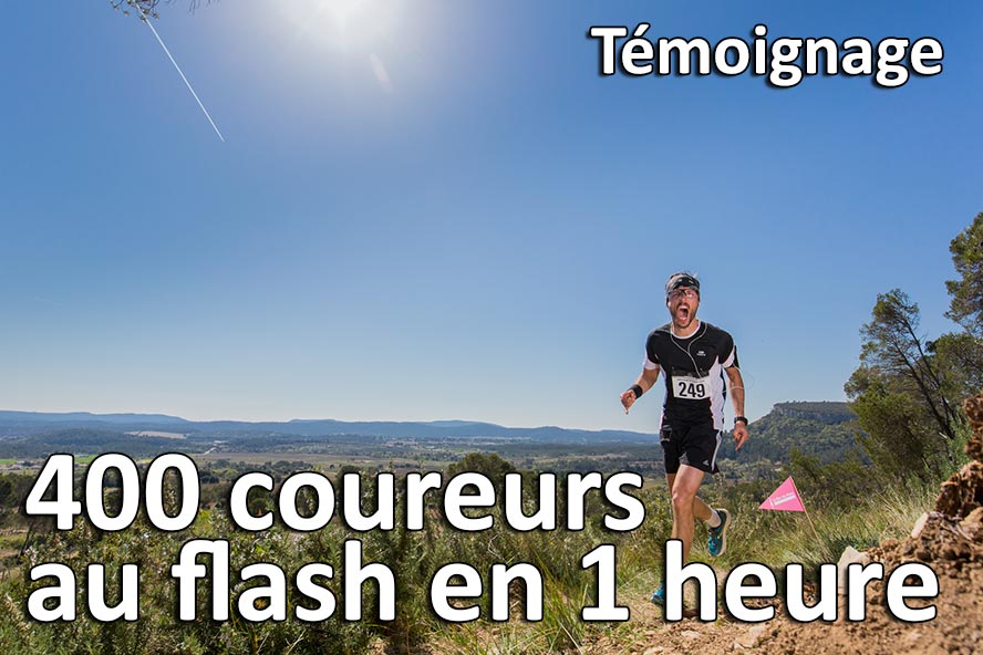 400 coureurs au flash en 1 heure