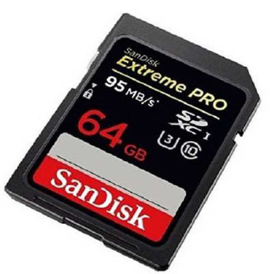SanDisk Extreme Pro 64 Go Carte mémoire SDXC Classe 10 U3 Vente Flash @ Amazon