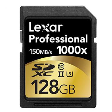 Lexar Professional 128 Go Carte memoire SDHC Classe 10 UHS-I U3 633x LSD128GCBEU633 @ Amazon.fr