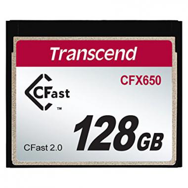 Transcend Carte memoire CFast 2.0 Classe 10 128 Go TS128GCFX650 @ Amazon.fr