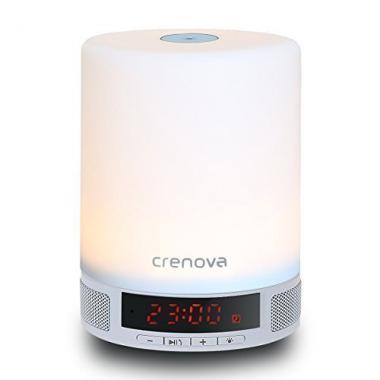 Crenova Portable Enceinte sans fil Bluetooth avec Veilleuse LED @ Amazon.fr