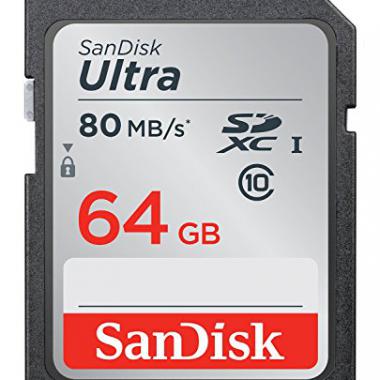 Carte memoire SDXC SanDisk Ultra 64Go @ Amazon.fr