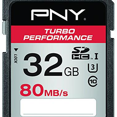 PNY Carte Memoire SDHC Turbo Performance 32 Go Classe 10 @ Amazon.fr