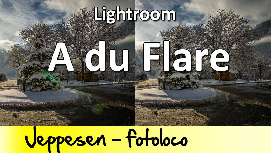 Comment corriger le flare sous Lightroom