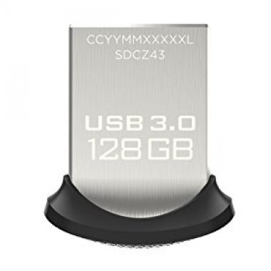 Cle USB 3.0 SanDisk Ultra Fit 128Go @ Amazon.fr
