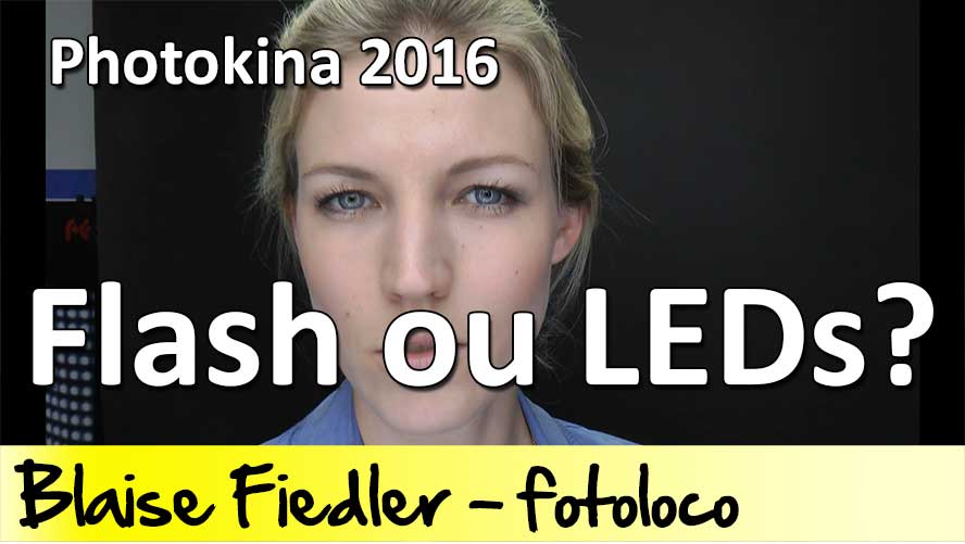 eclairage studio flash vs leds