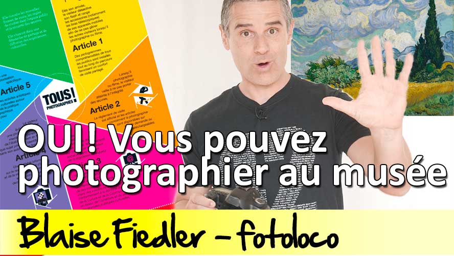 droit photographier dans un musee