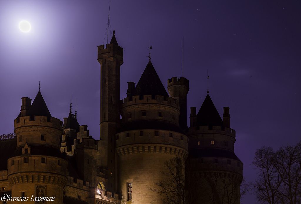 Château dans la nuit