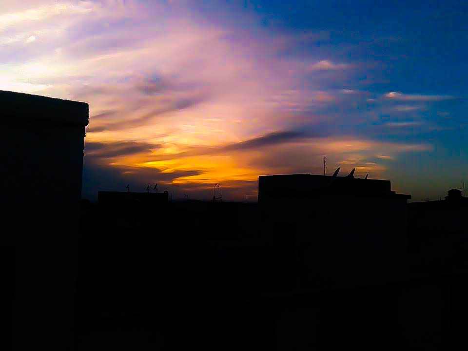 The sunset in Fés (Morocco)