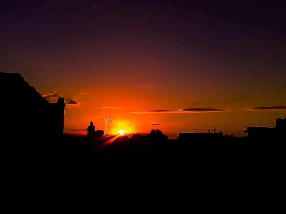The sunset today à fes