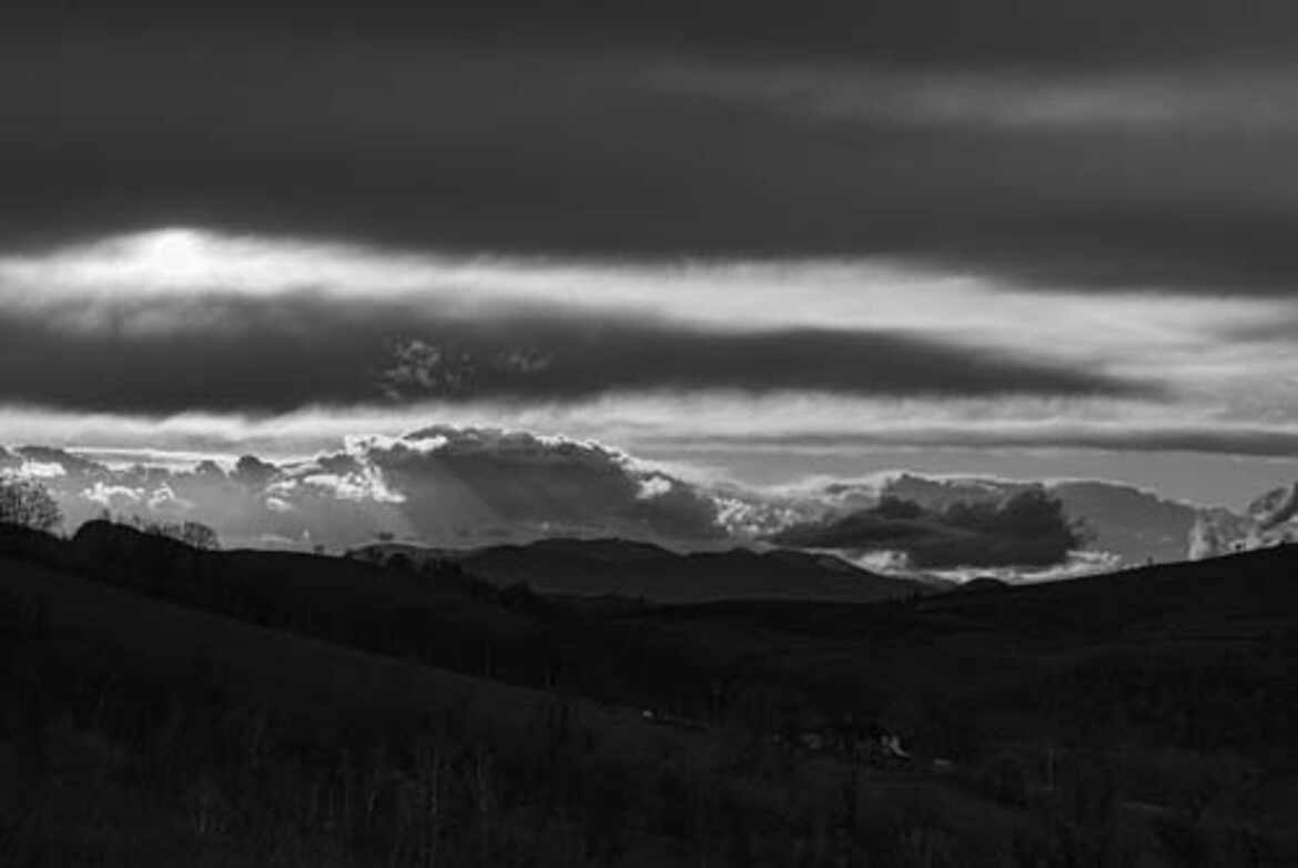 fin de journée avant la pluie