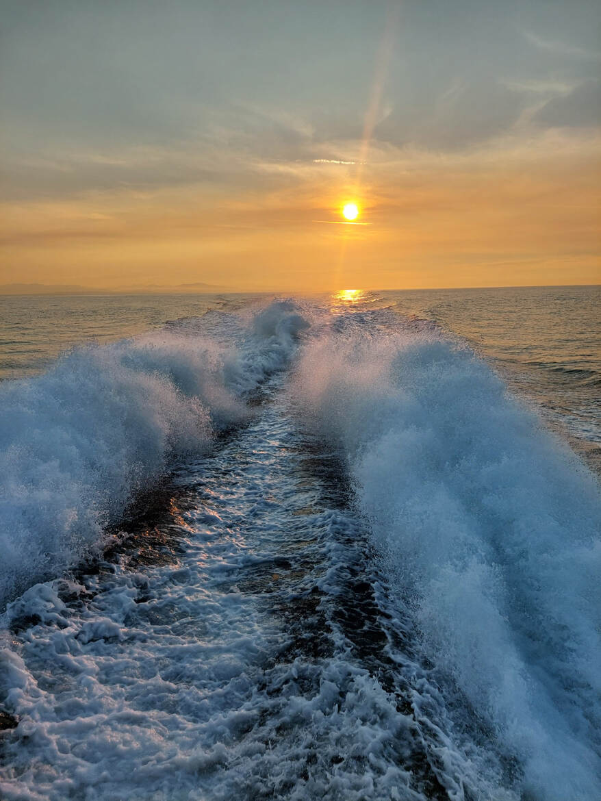 Retour petite sortie en mer