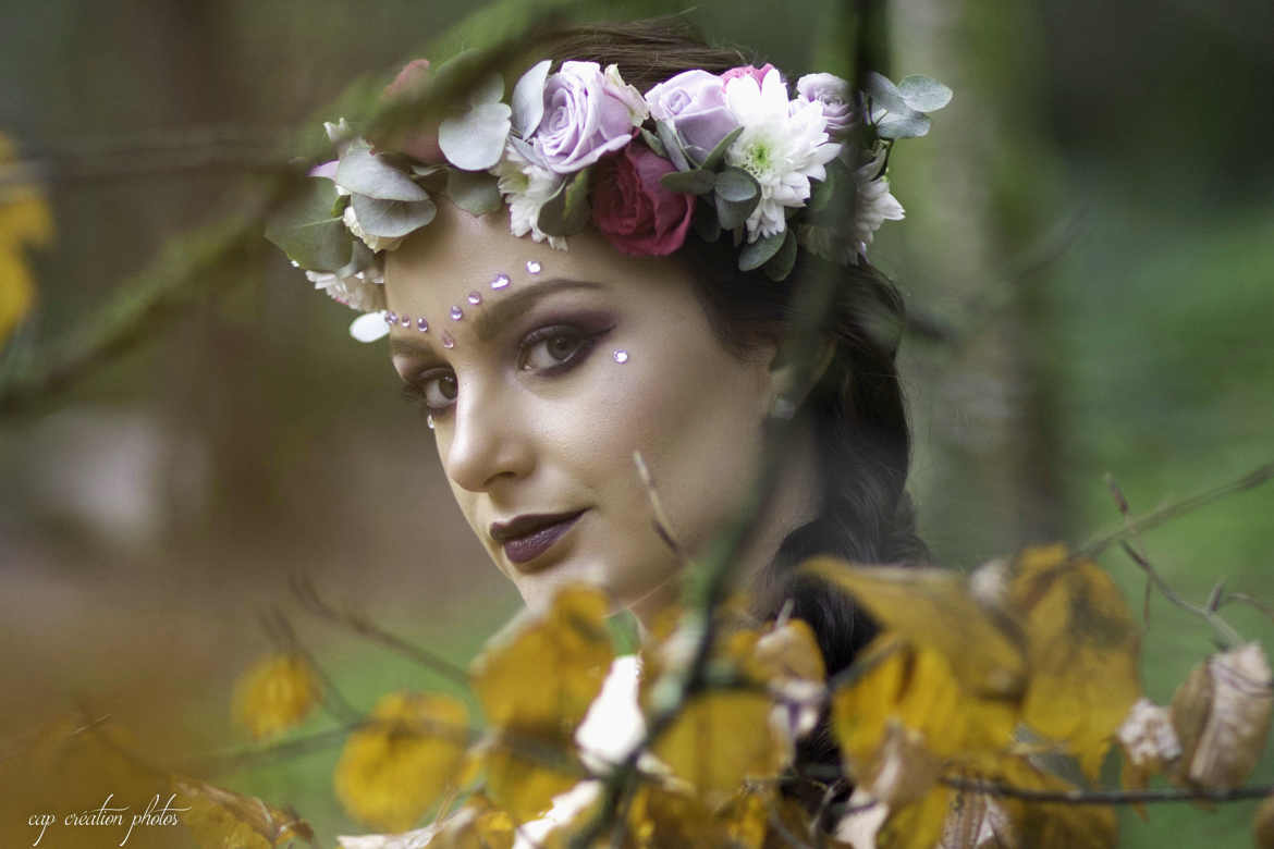 une princesse en forêt