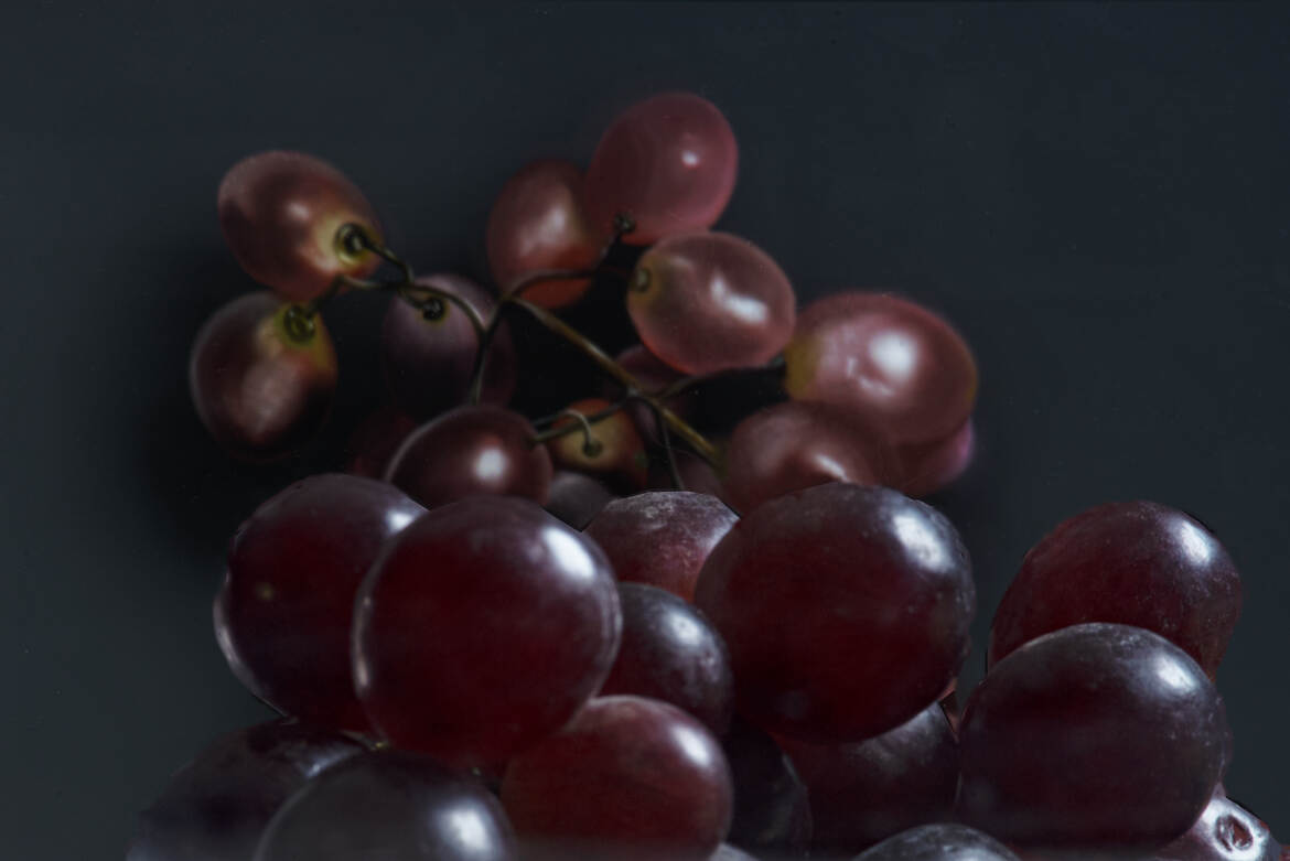 Reflet de raisins