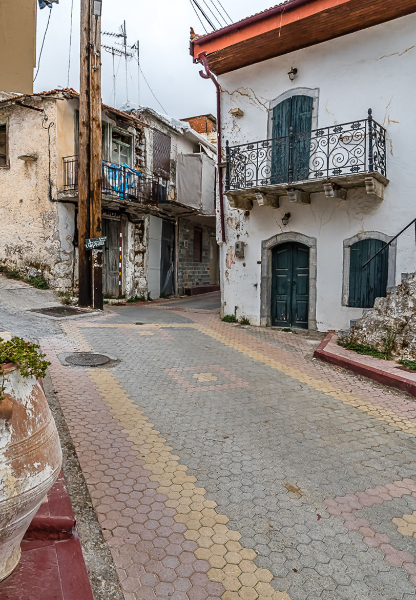 dans la Crête profonde, ruelle