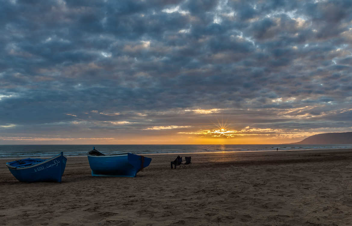 Admirer le coucher de Soleil