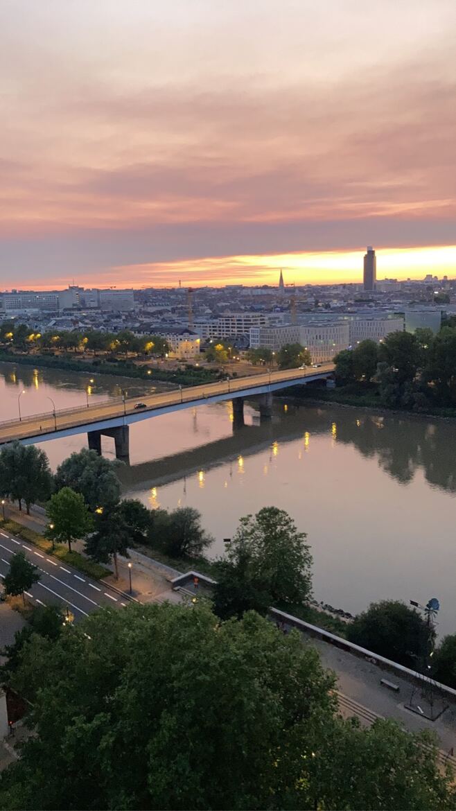 Couché de soleil nantais