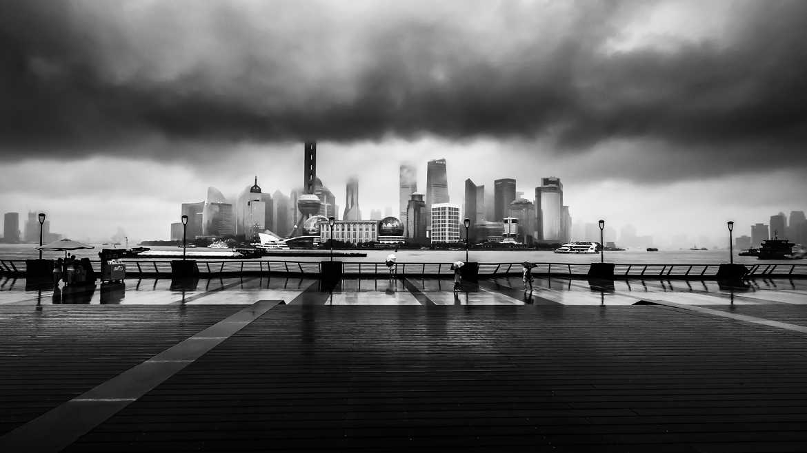 Il pleut sur Shanghai