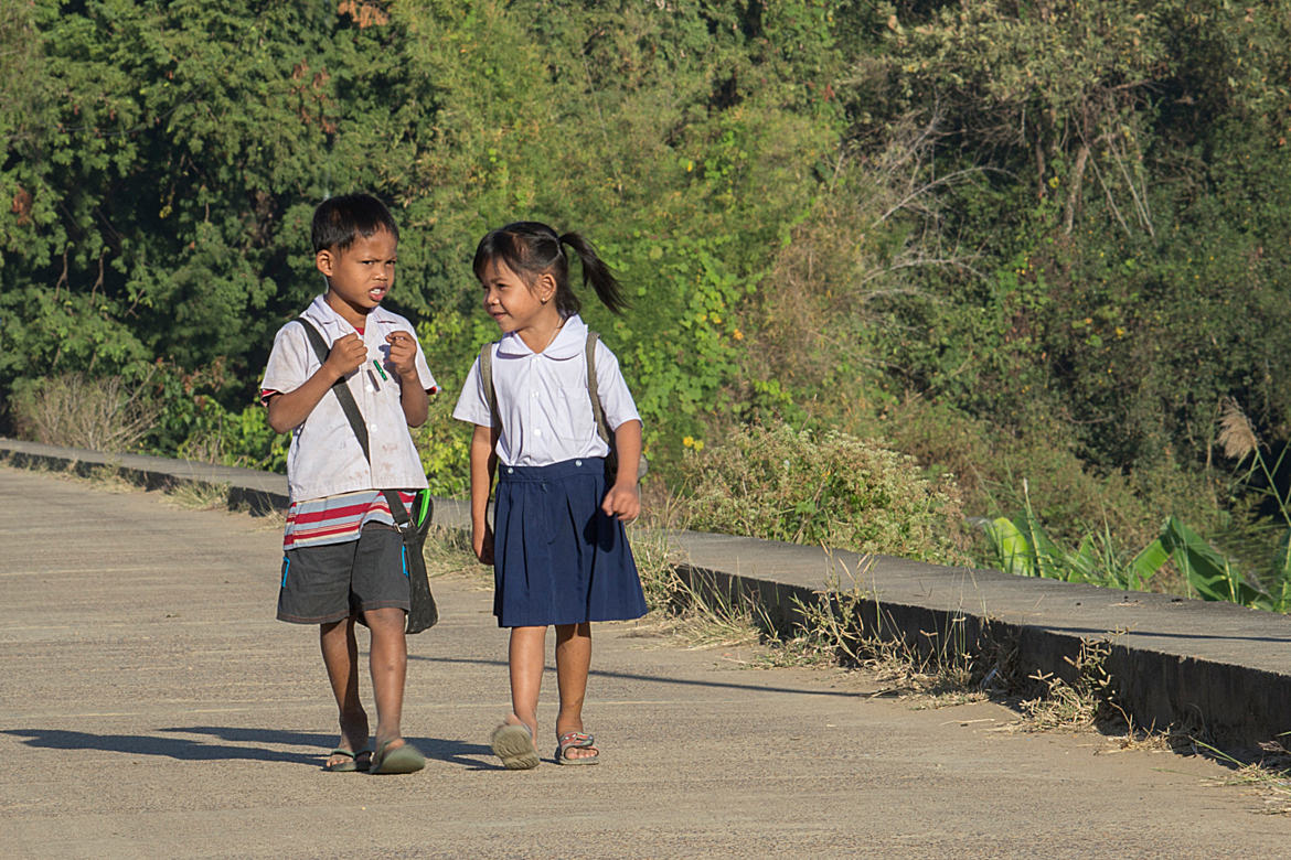 Sur le chemin de l'école