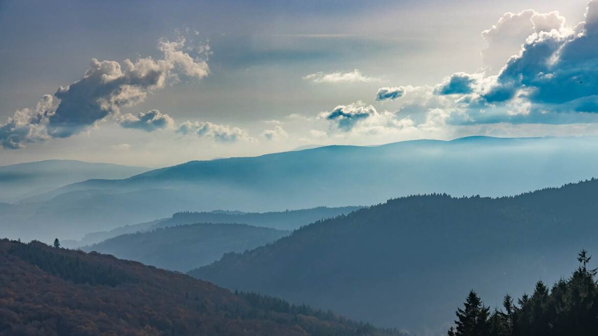 Depuis les sommets du Pilat