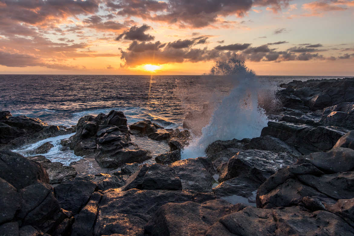 La vague et le soleil