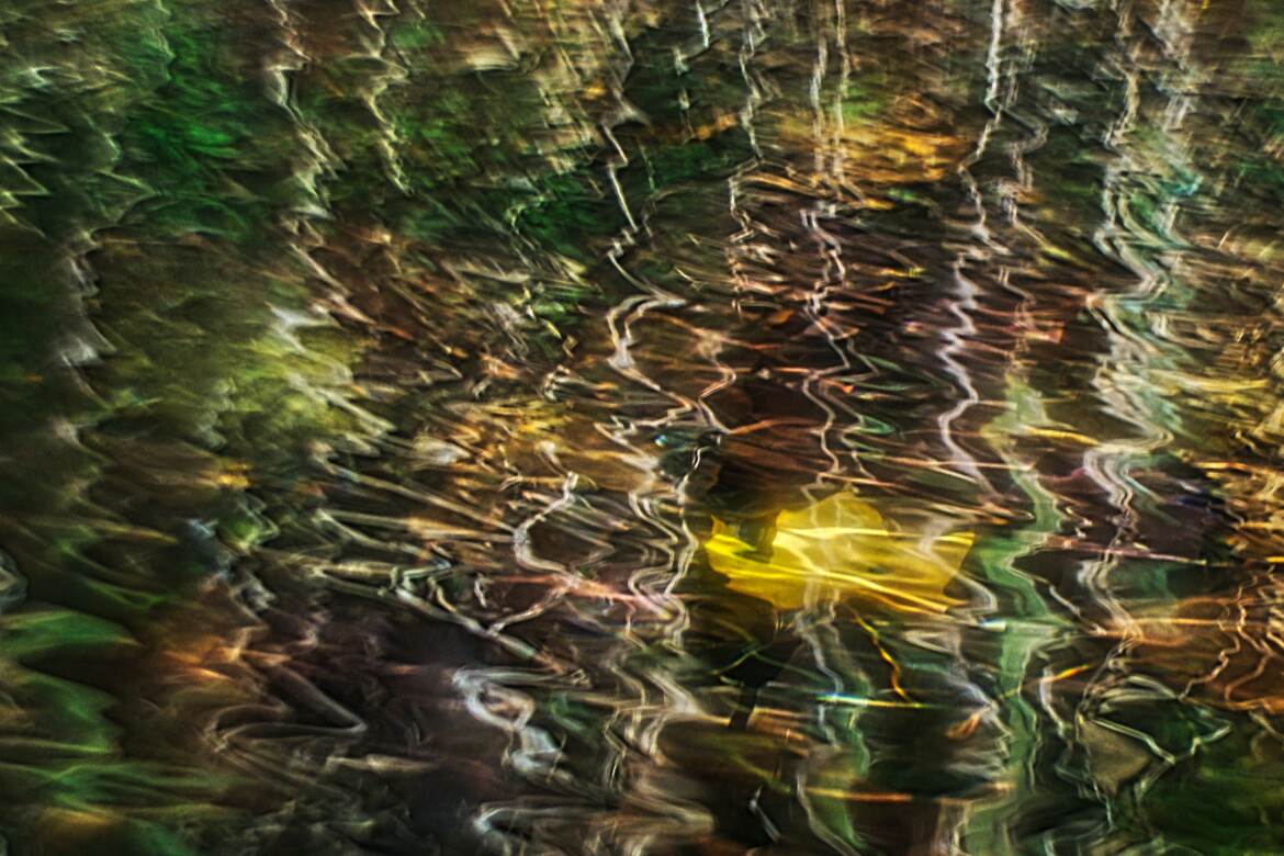 Coulée sous les reflets