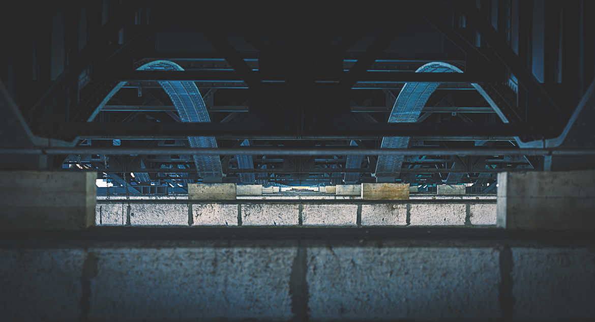 Sous le pont de Genève