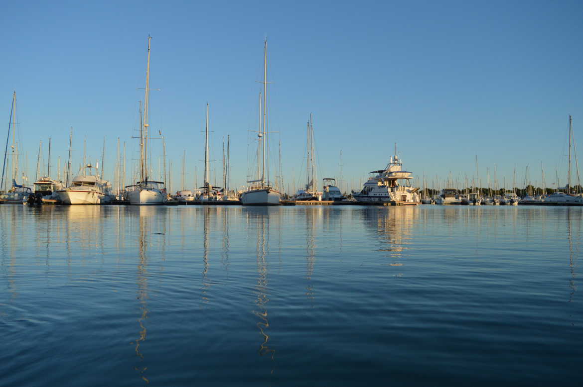 Belles lumières au port